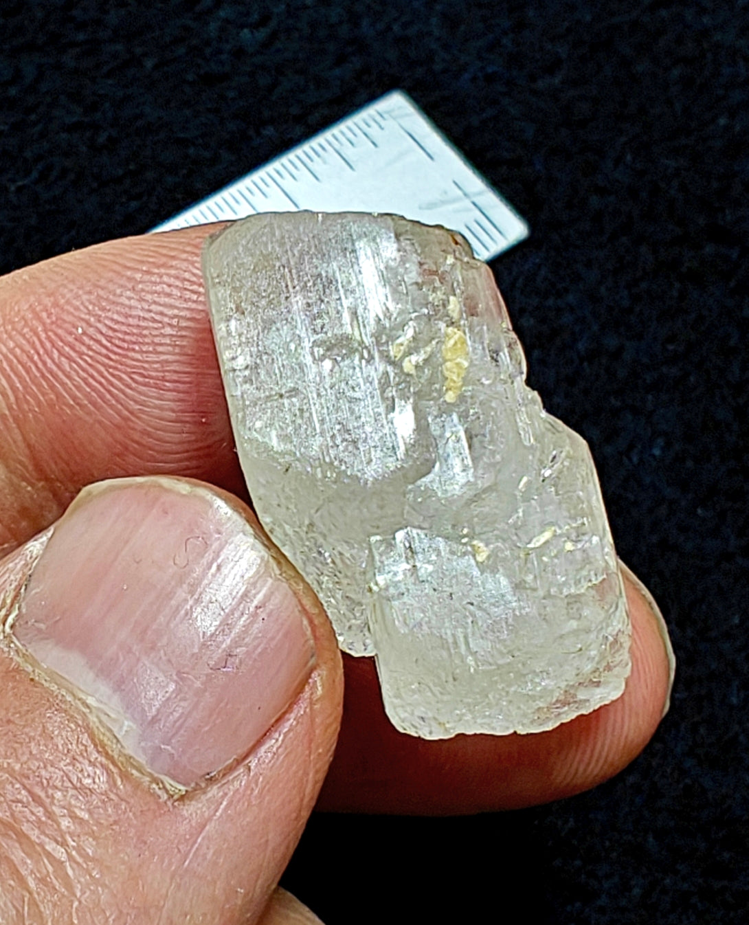 Double terminated topaz crystal 15 grams