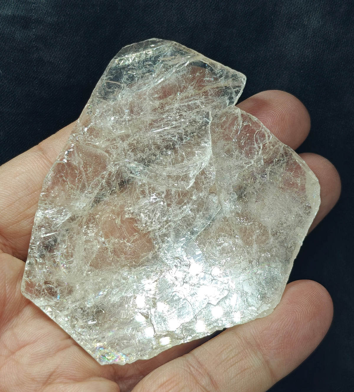 Natural Topaz crystal tabular transparent 64 grams