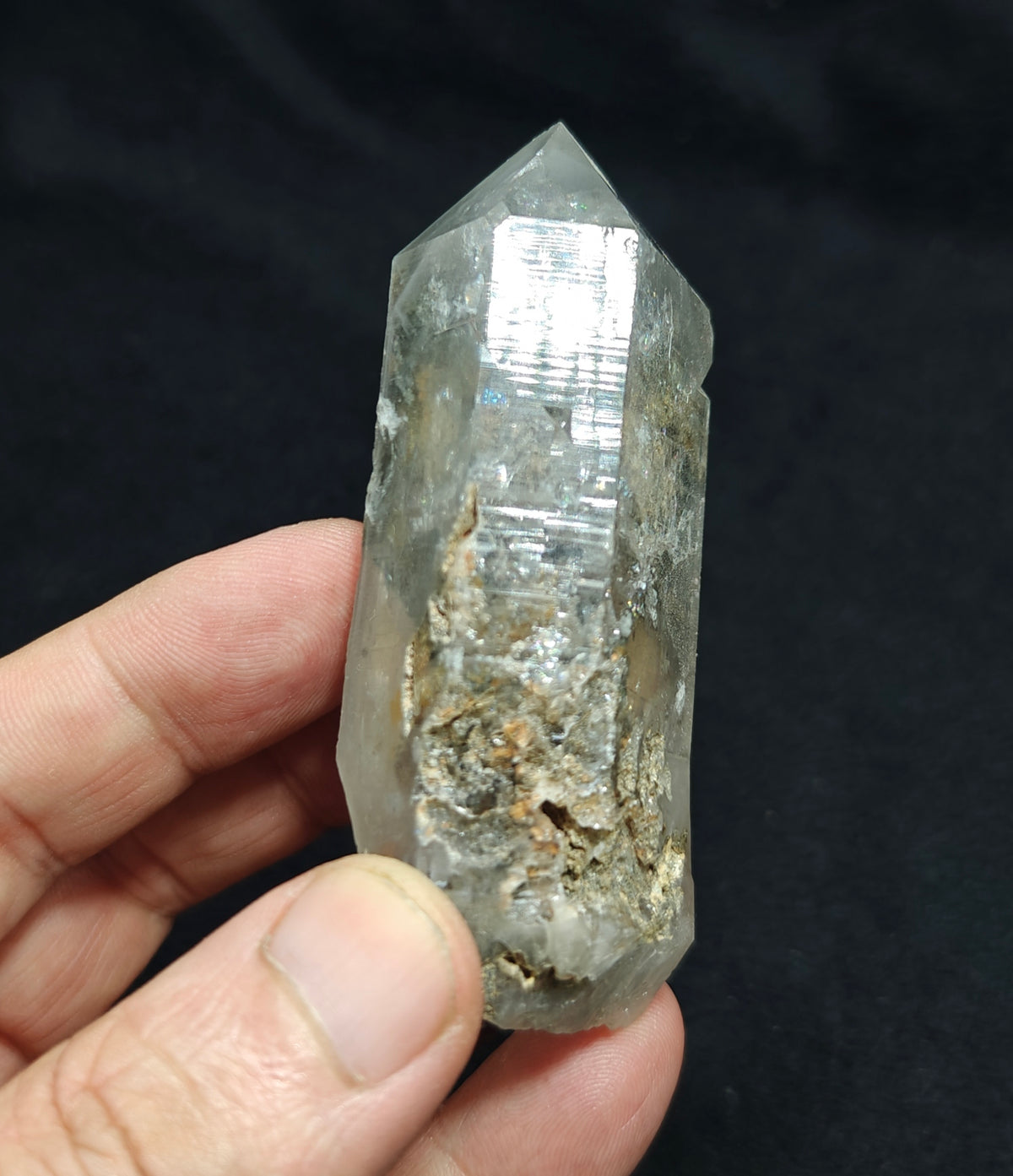 Chlorite Quartz crystal 116 gram