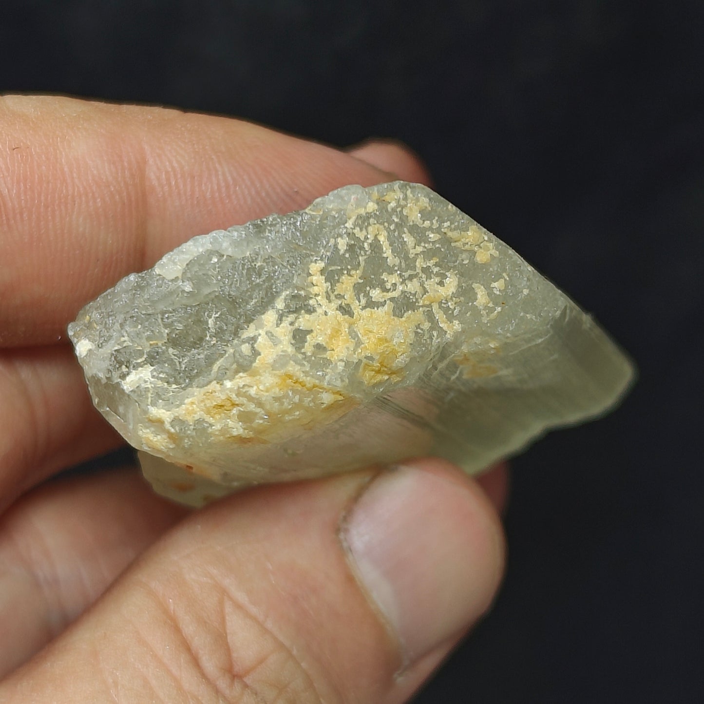 Natural spodumene crystal 81 grams