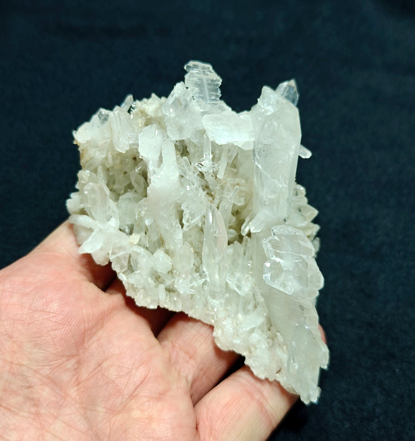 Single beautiful aesthetic Faden Quartz Crystal Specimen 172 grams