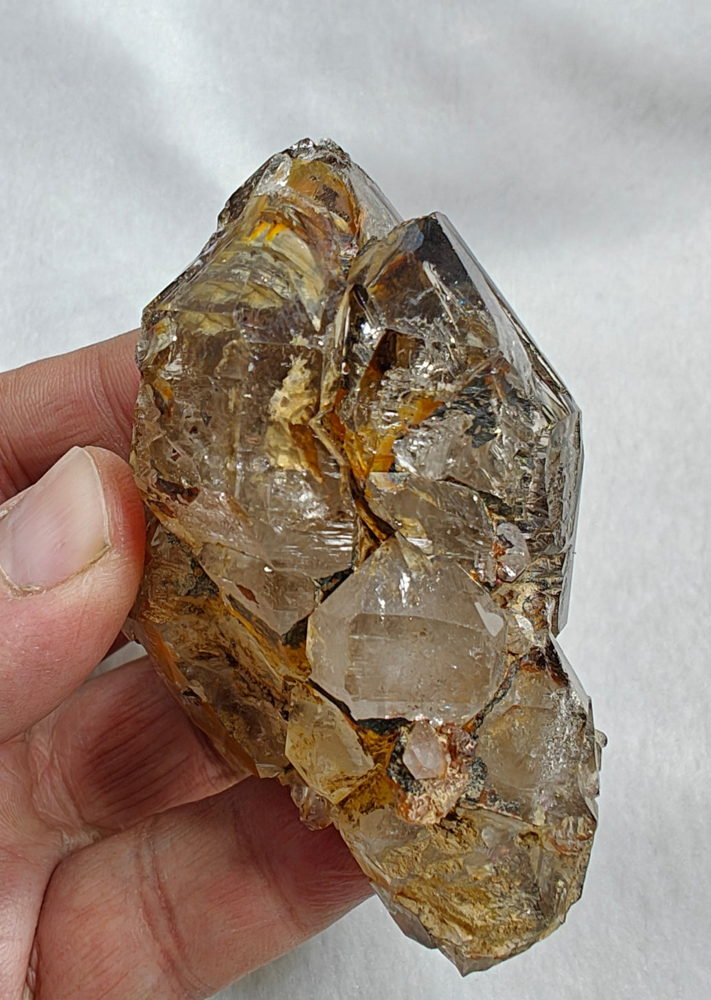 Natural skeletal quartz cluster 161 grams