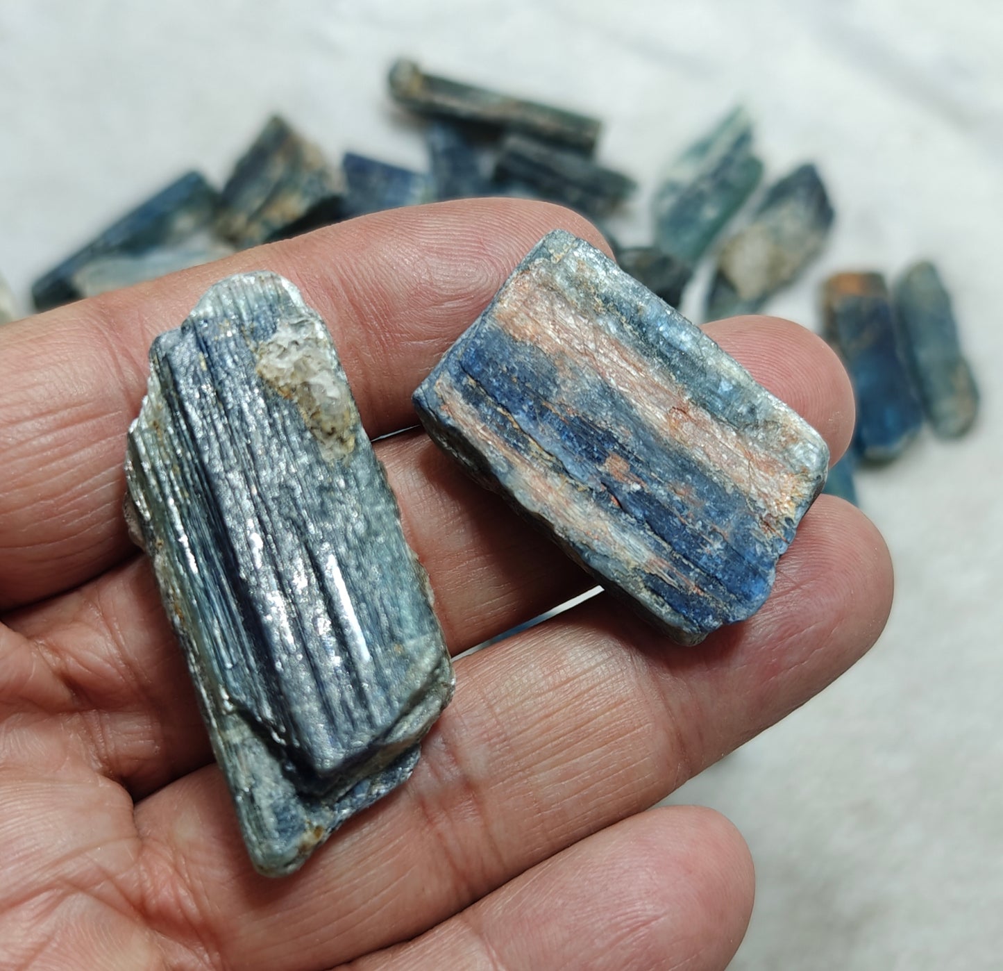 Natural kyanite crystals collection 200 grams