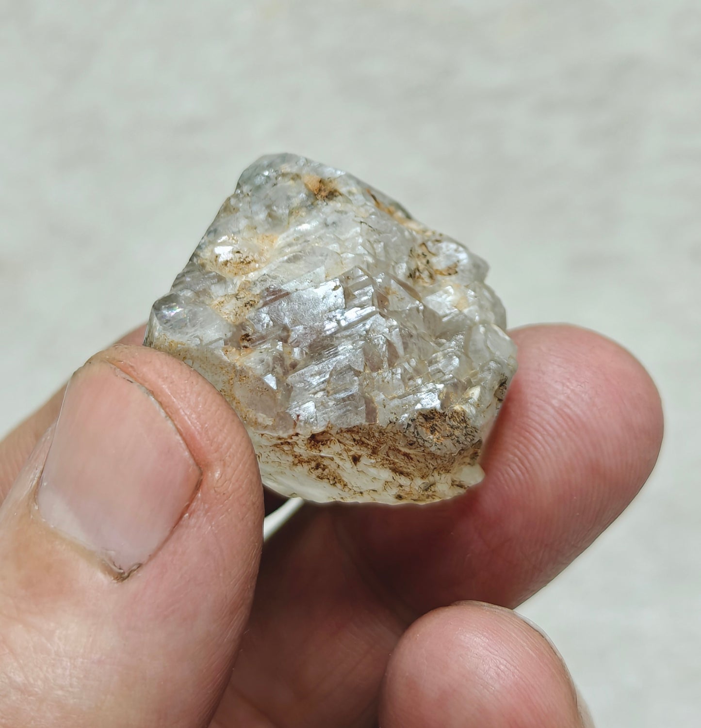 Natural terminated rutiles included quartz crystal 20 grams