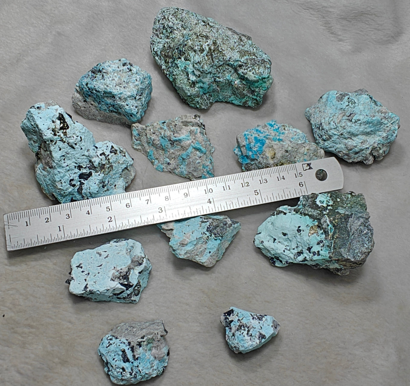 Lot of Natural turquoise 1 kg