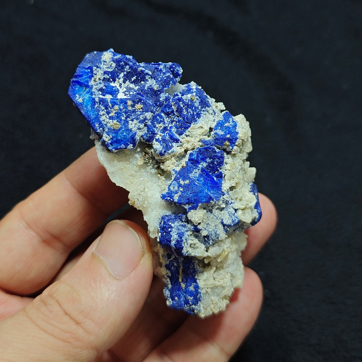 Natural Lazurite/afghanite on matrix with Pyrite 90 grams