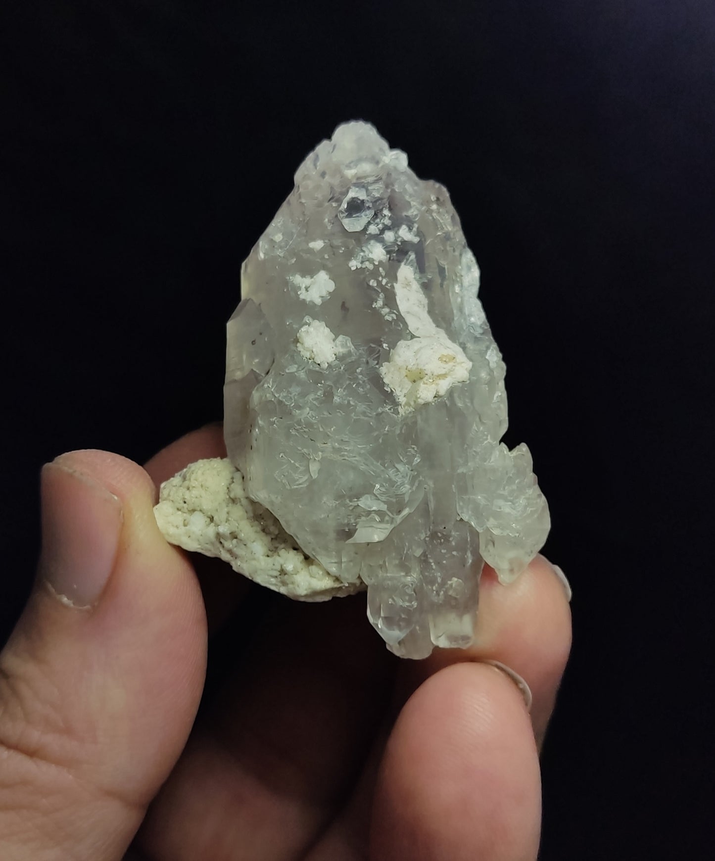 Natural Fully Etched Smoky Double Terminated Quartz Crystal 45 grams