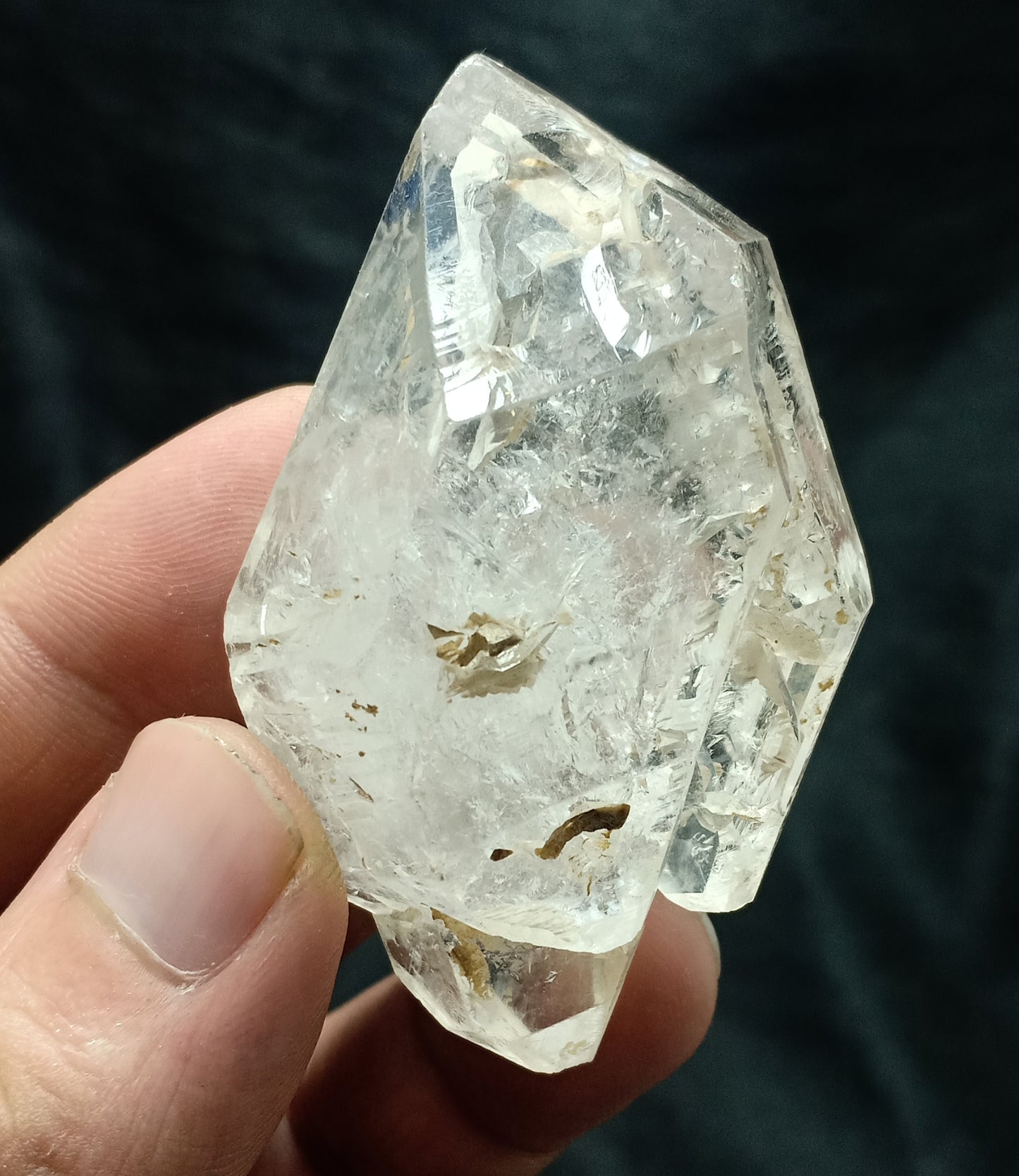 Skeletal Crystal of double Terminated Fenster Quartz 83 grams