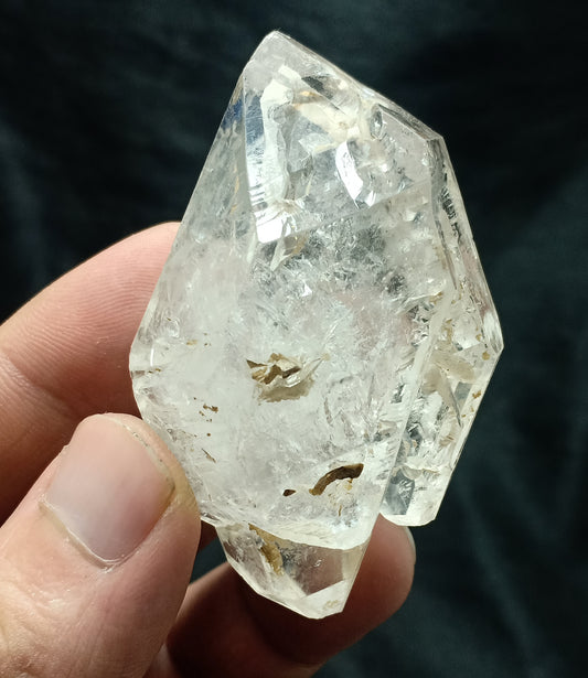 Skeletal Crystal of double Terminated Fenster Quartz 83 grams