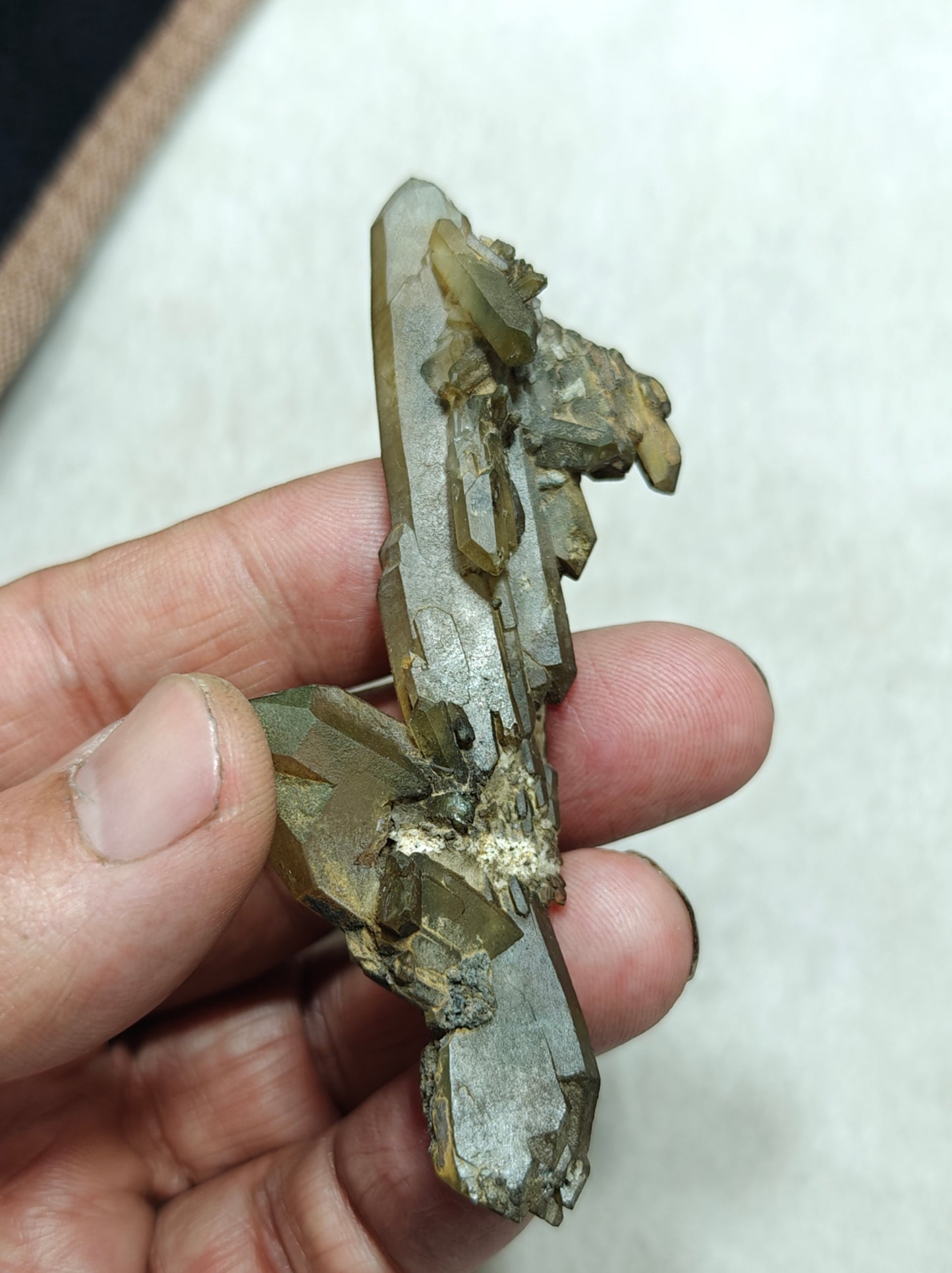 Natural beautifully terminated Chlorite Quartz crystal 31 grams