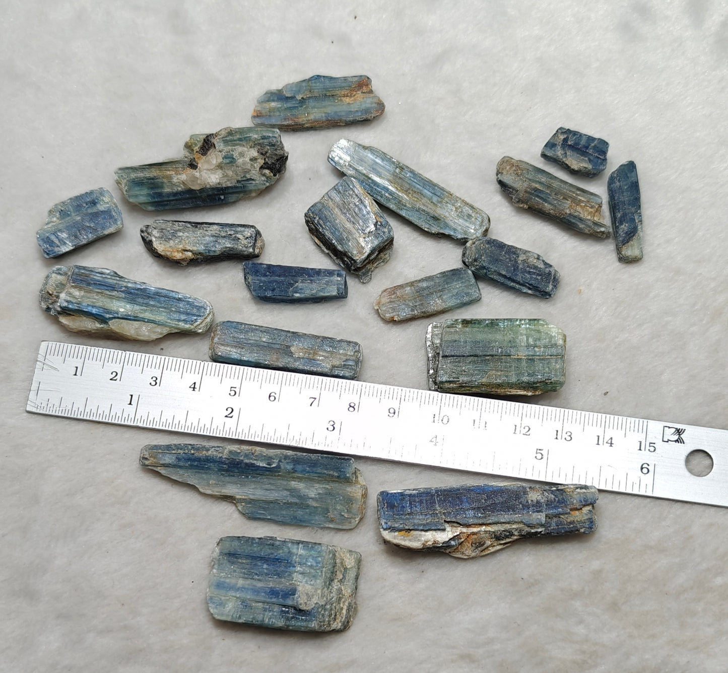 Natural kyanite crystals collection 160 grams