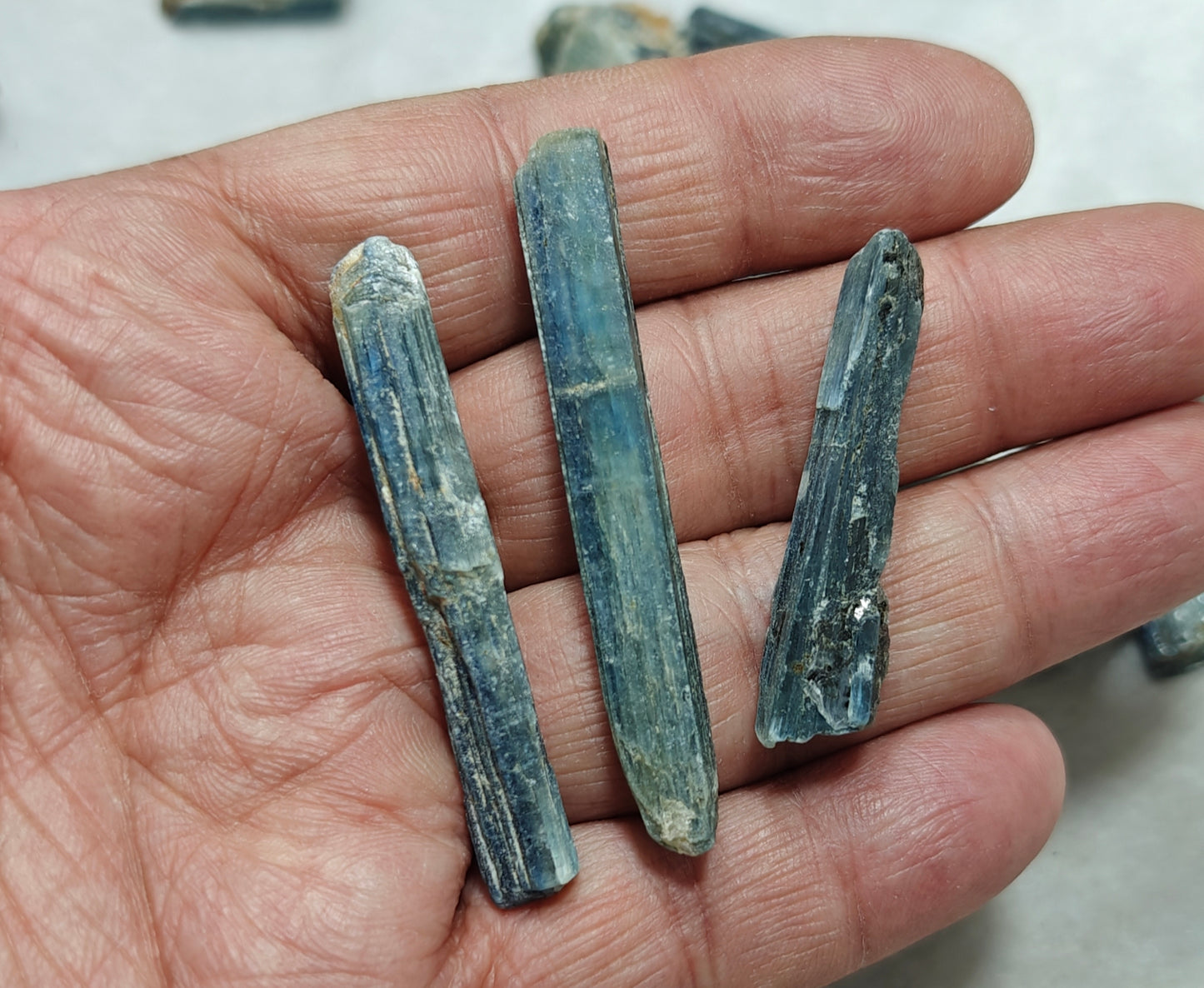 Natural kyanite crystals collection 150 grams