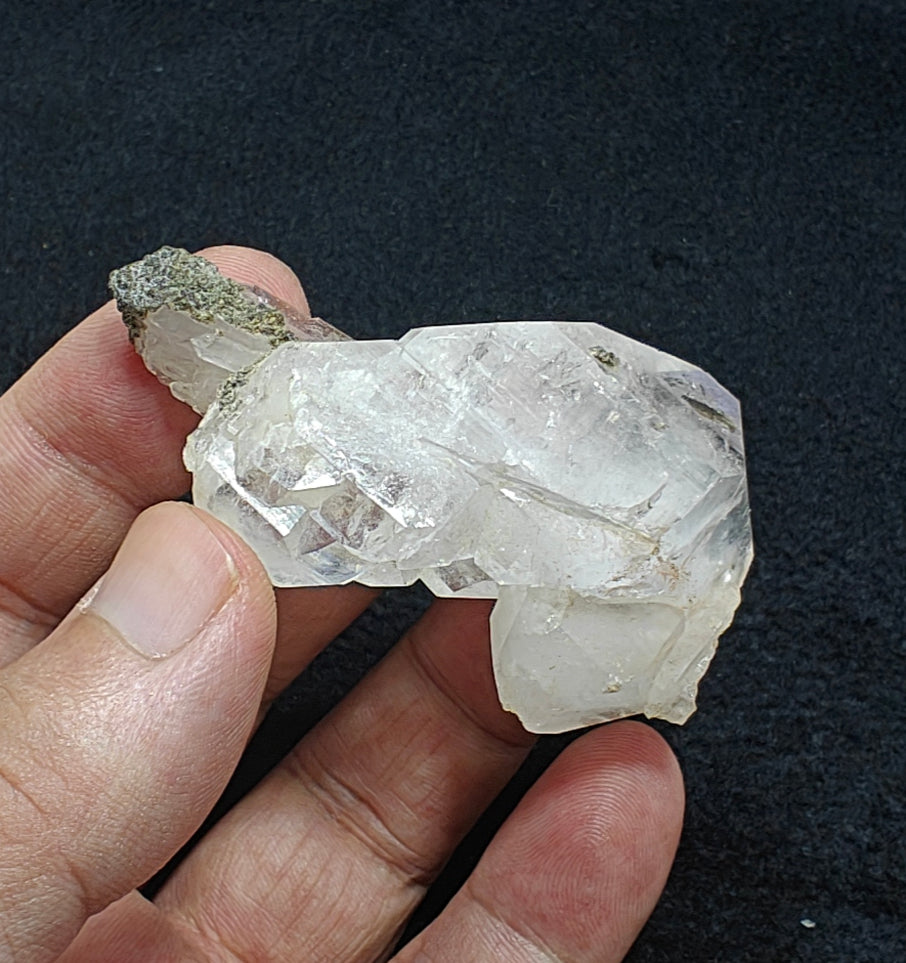 Natural Faden Quartz crystal specimen 48 grams