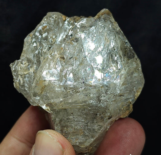Natural Fenster Quartz Crystal with little clay inclusions 160 grams