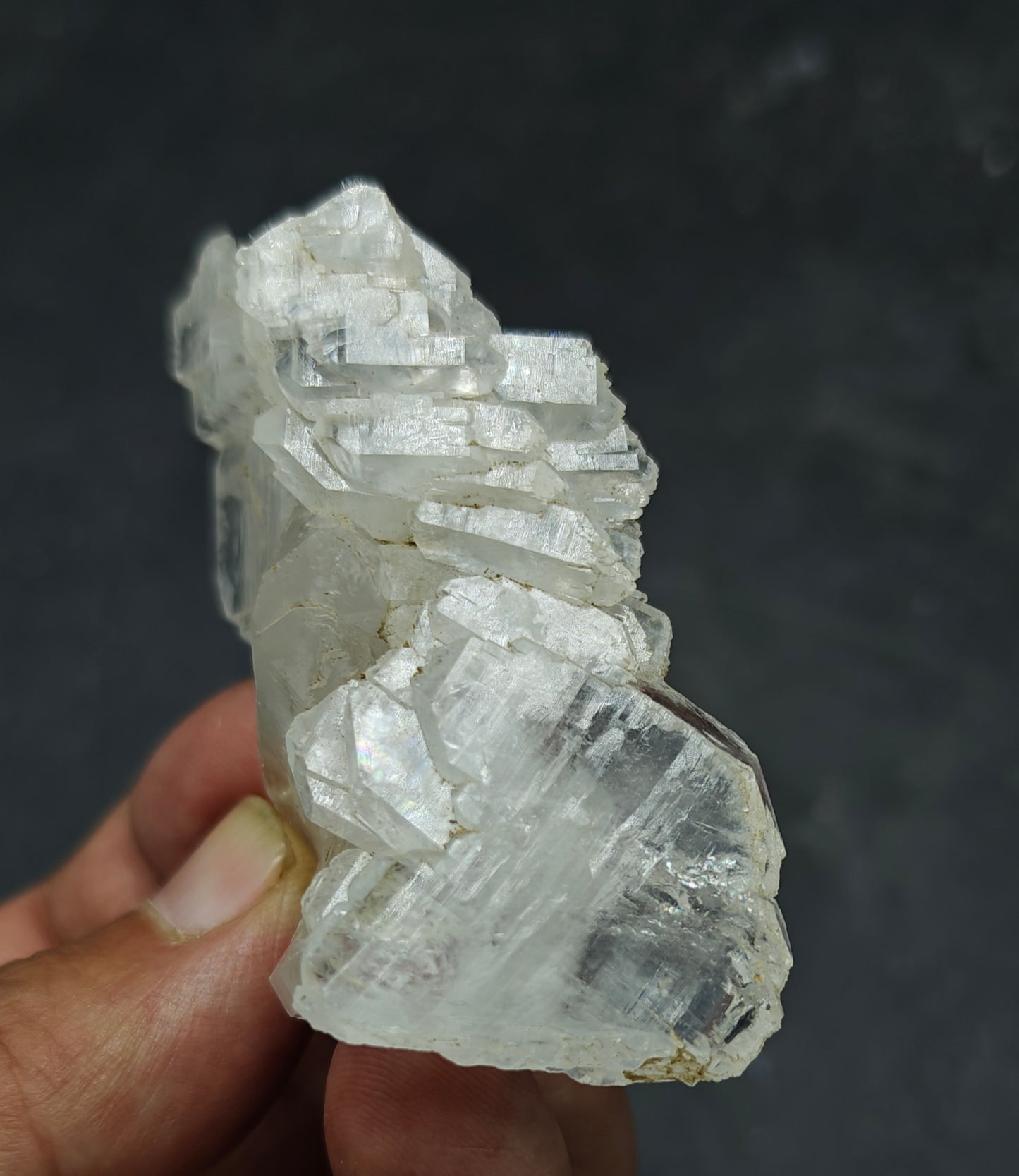 Very aesthetic interconnected faden quartz crystal 53 grams