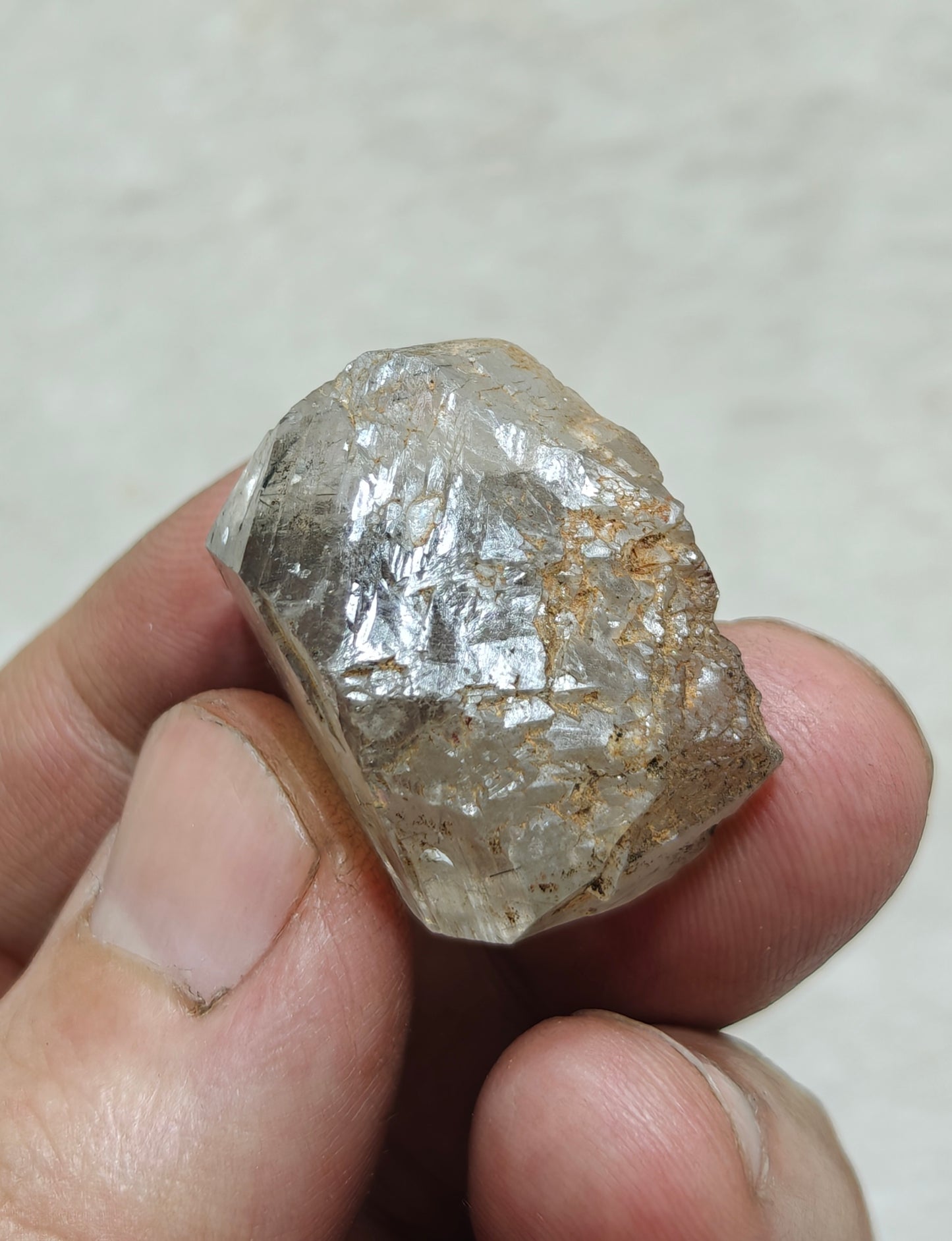 Natural terminated rutiles included quartz crystal 20 grams