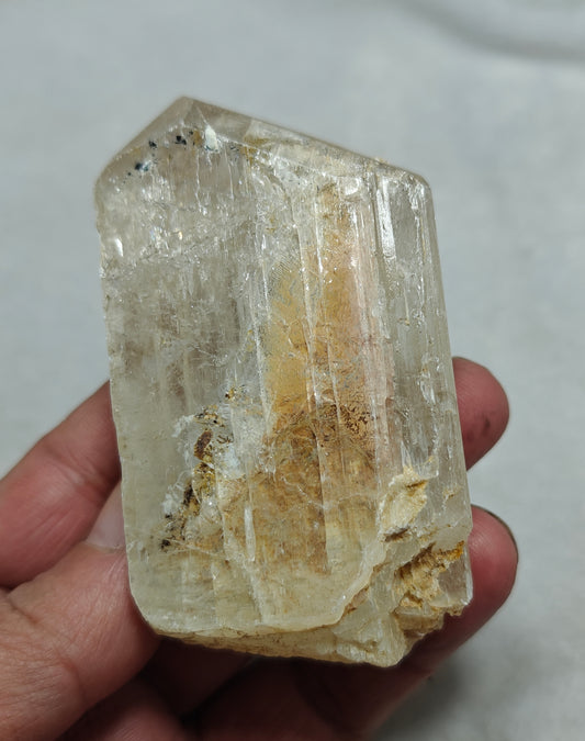 Natural spodumene crystal 248 grams