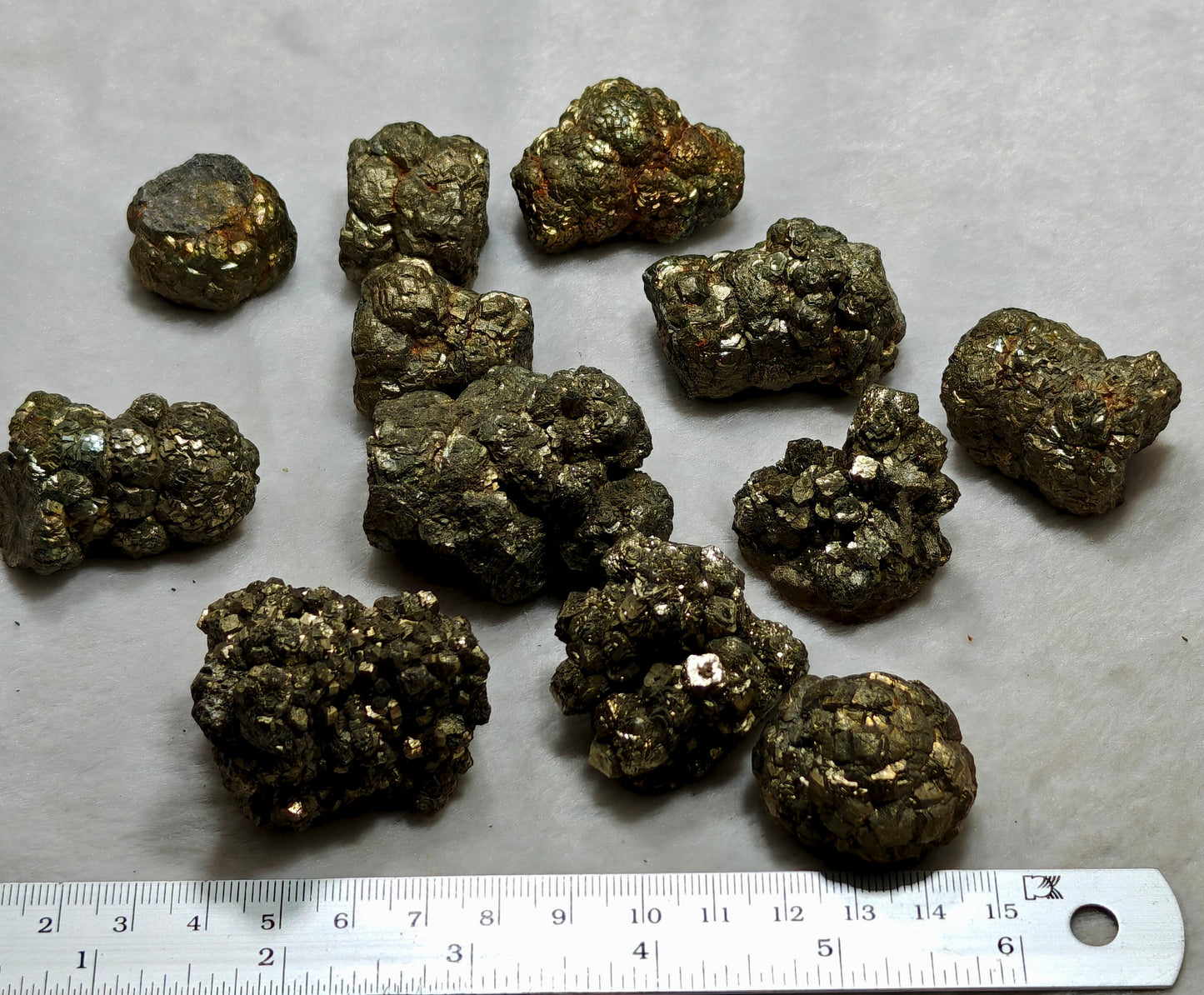 Pyrite marcasite collection 780 grams