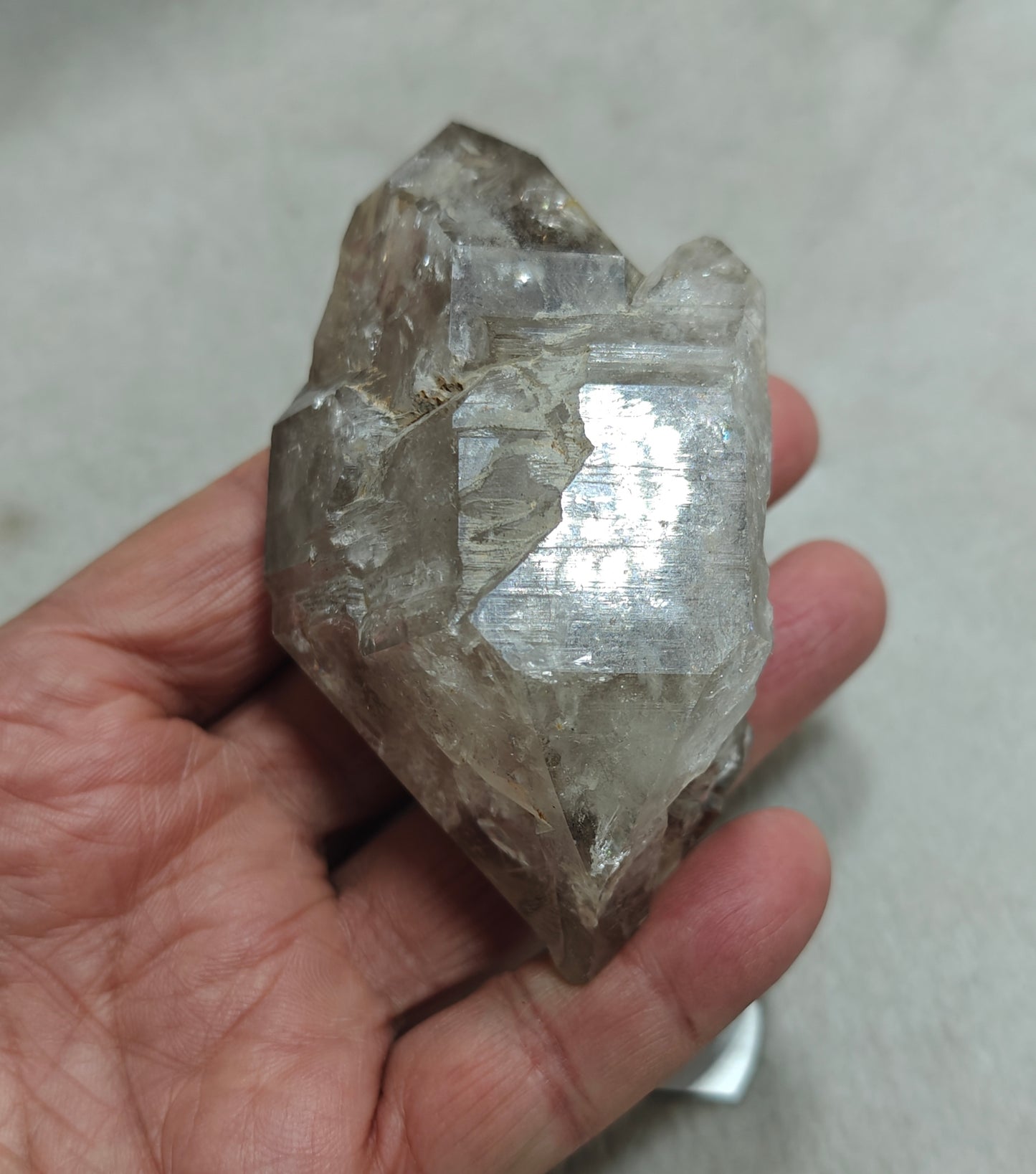 Double terminated fenster Quartz Crystal 254 grams