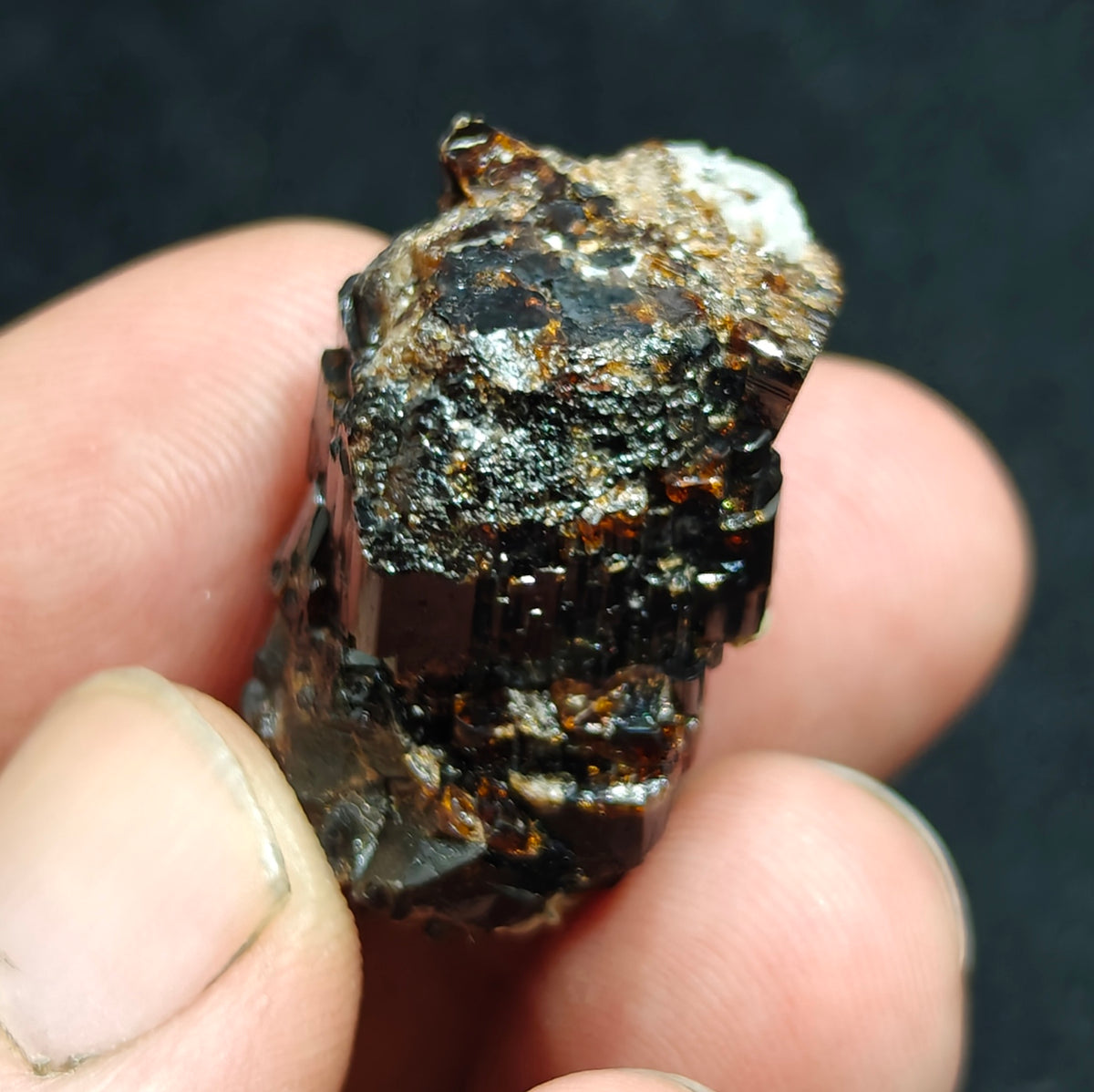 Natural dark brown Vesuvianite 19.5 grams