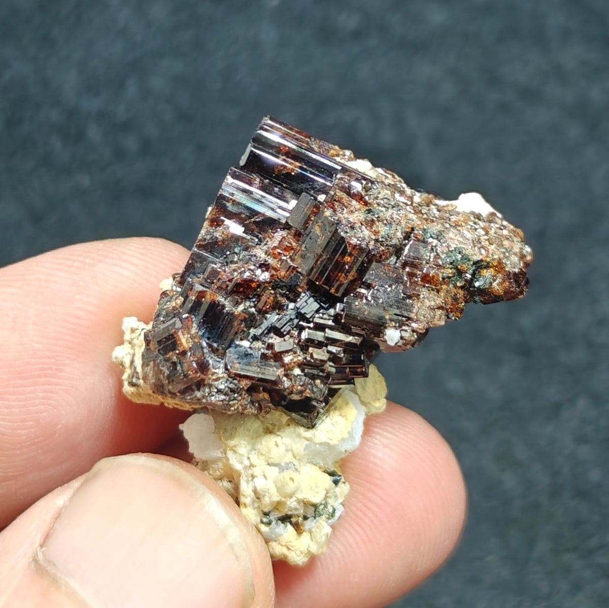 Natural dark brown Vesuvianite 15 grams