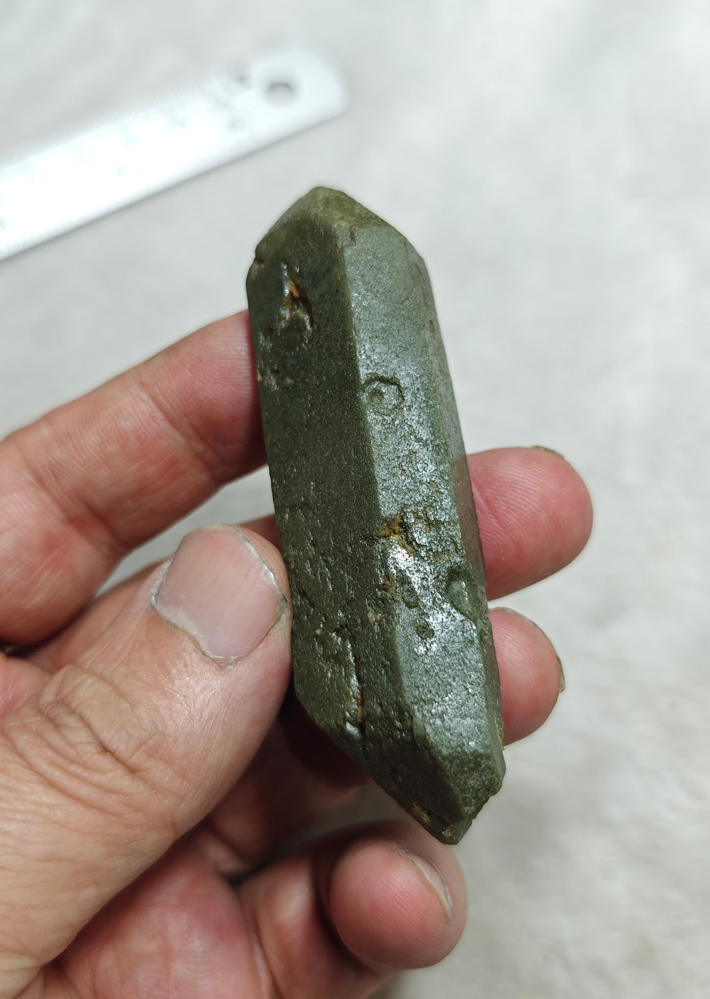 Natural double terminated Chlorite Quartz 46 grams