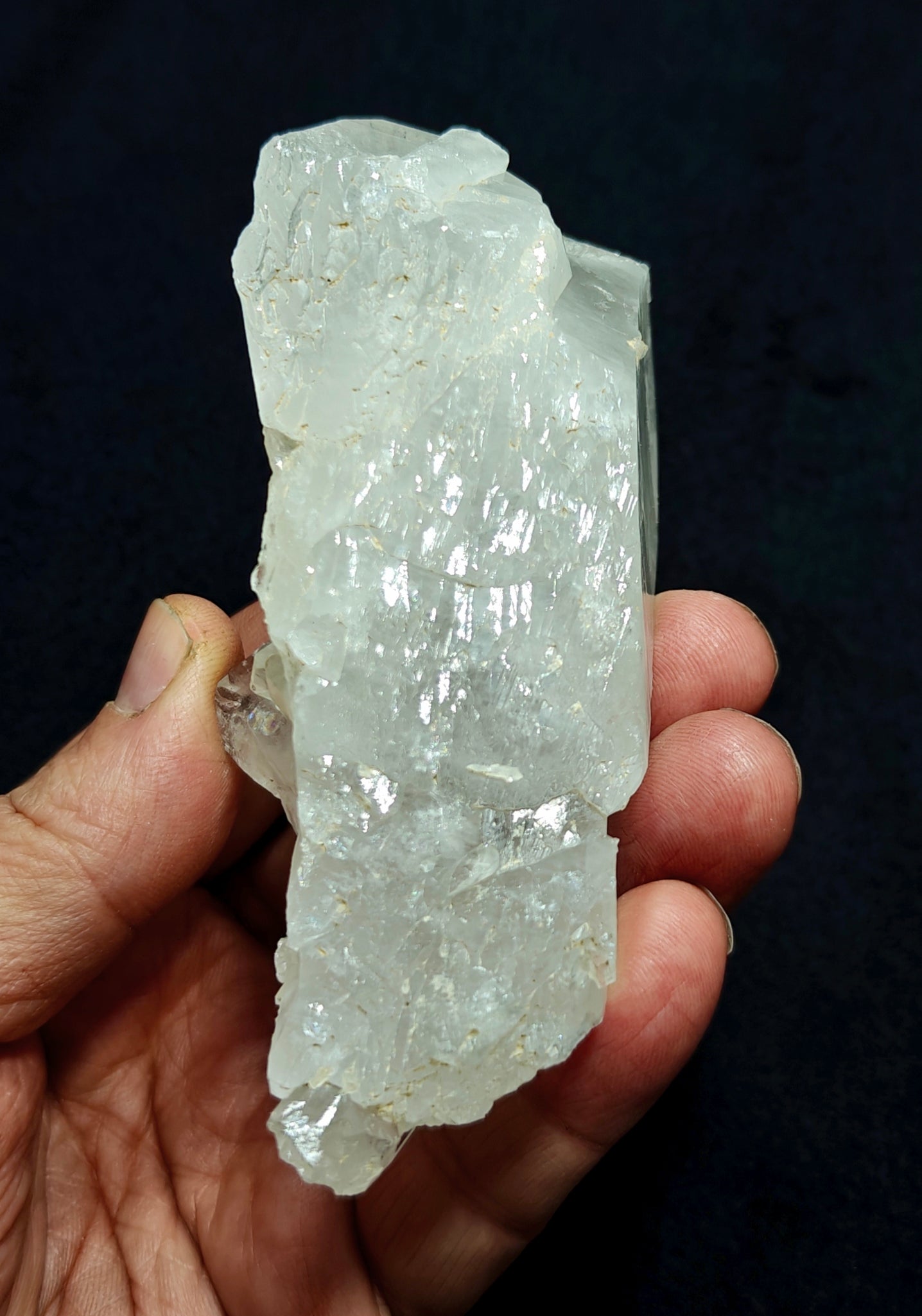 An amazing specimen of Terminated clear Quartz Crystals 271 grams