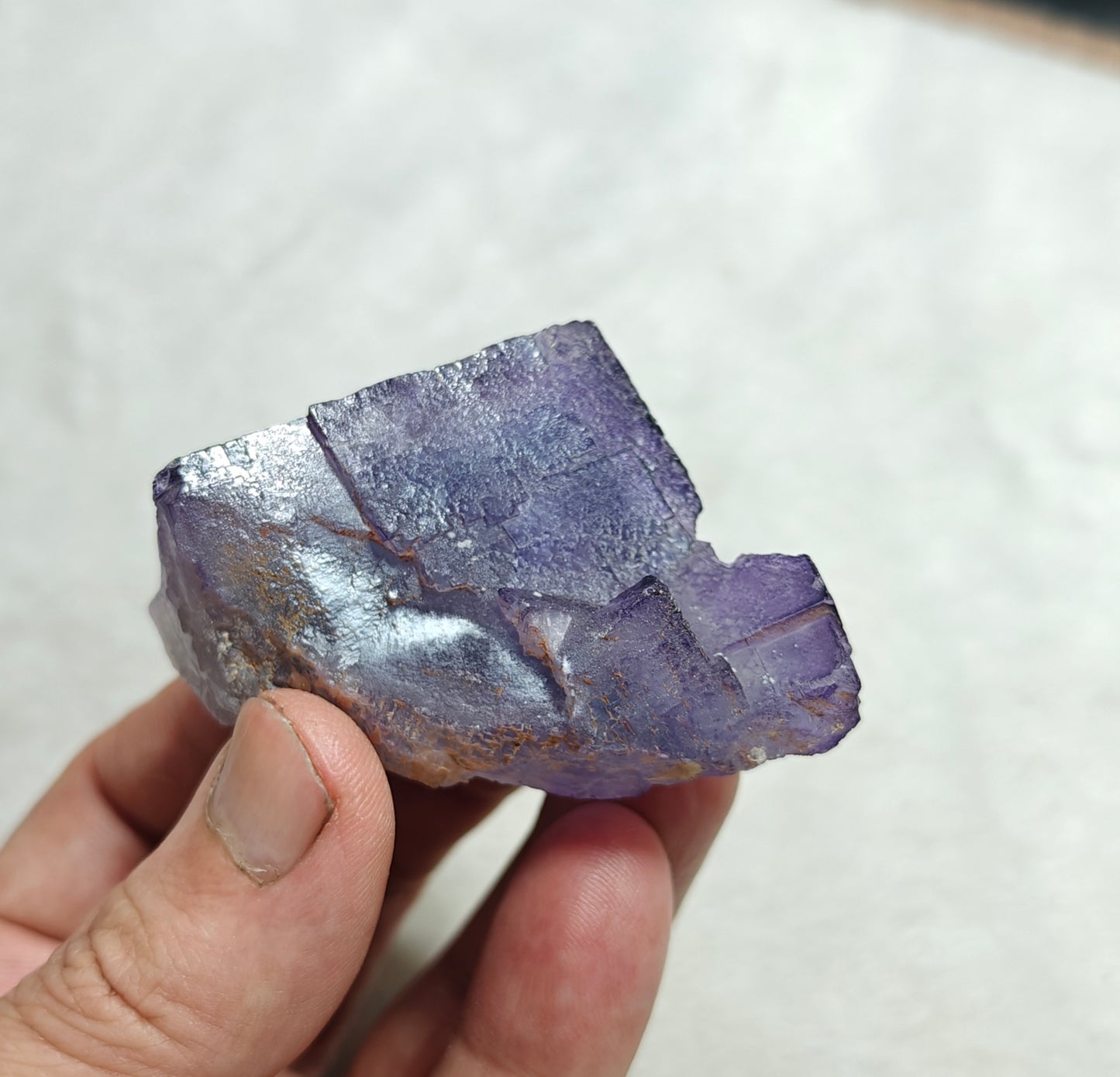 Natural Purple Fluorite Specimen 105 grams