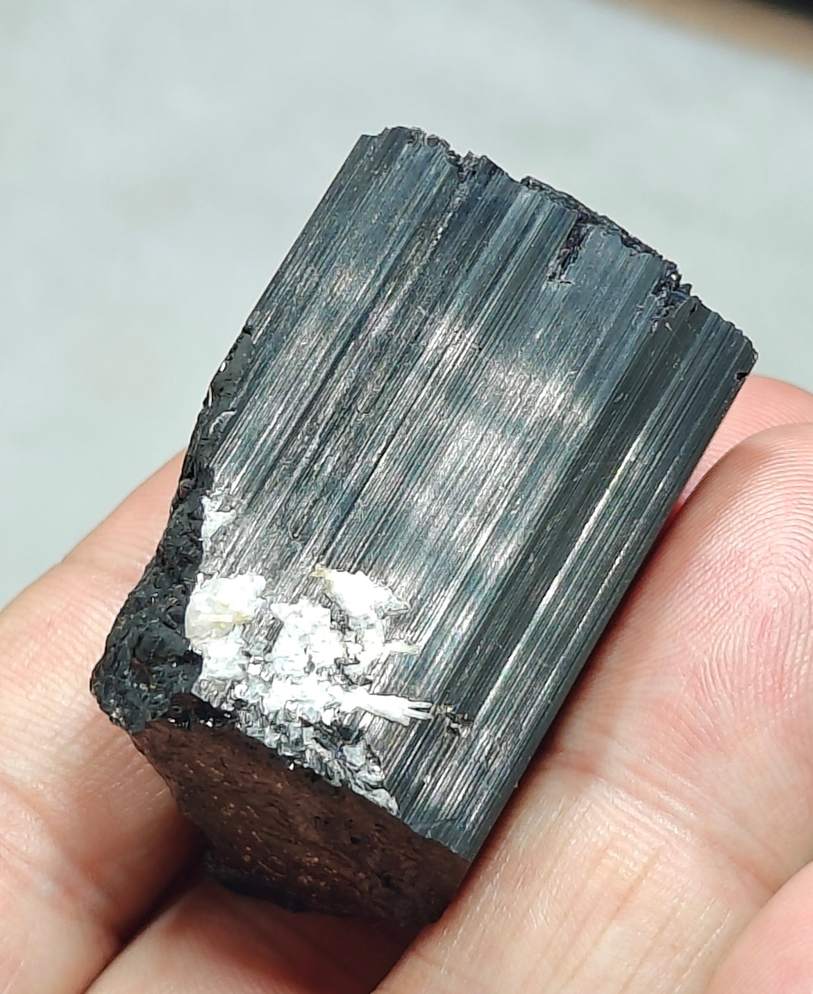 An Amazing terminated Natural schorl crystal 69 grams