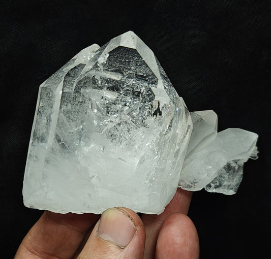 Natural quartz crystals cluster combined together 194 grams