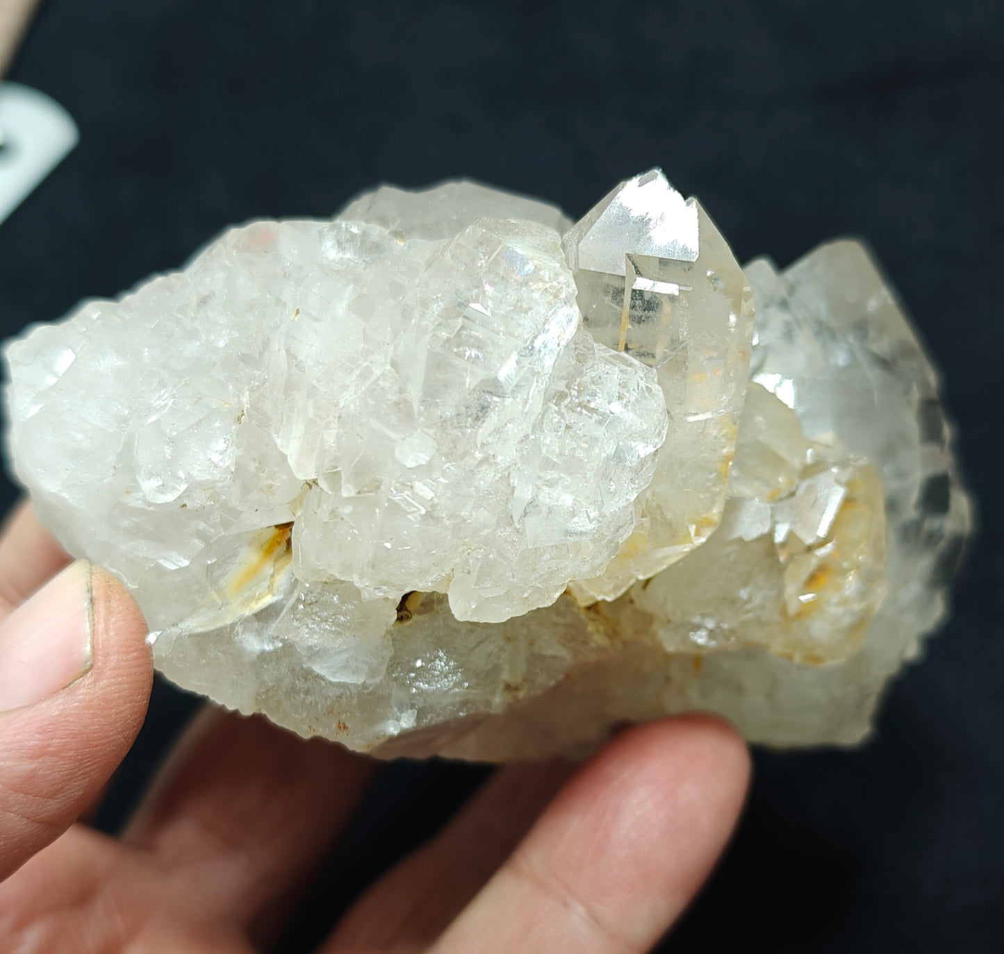 Very unique Elestial Quartz Crystal 425 grams