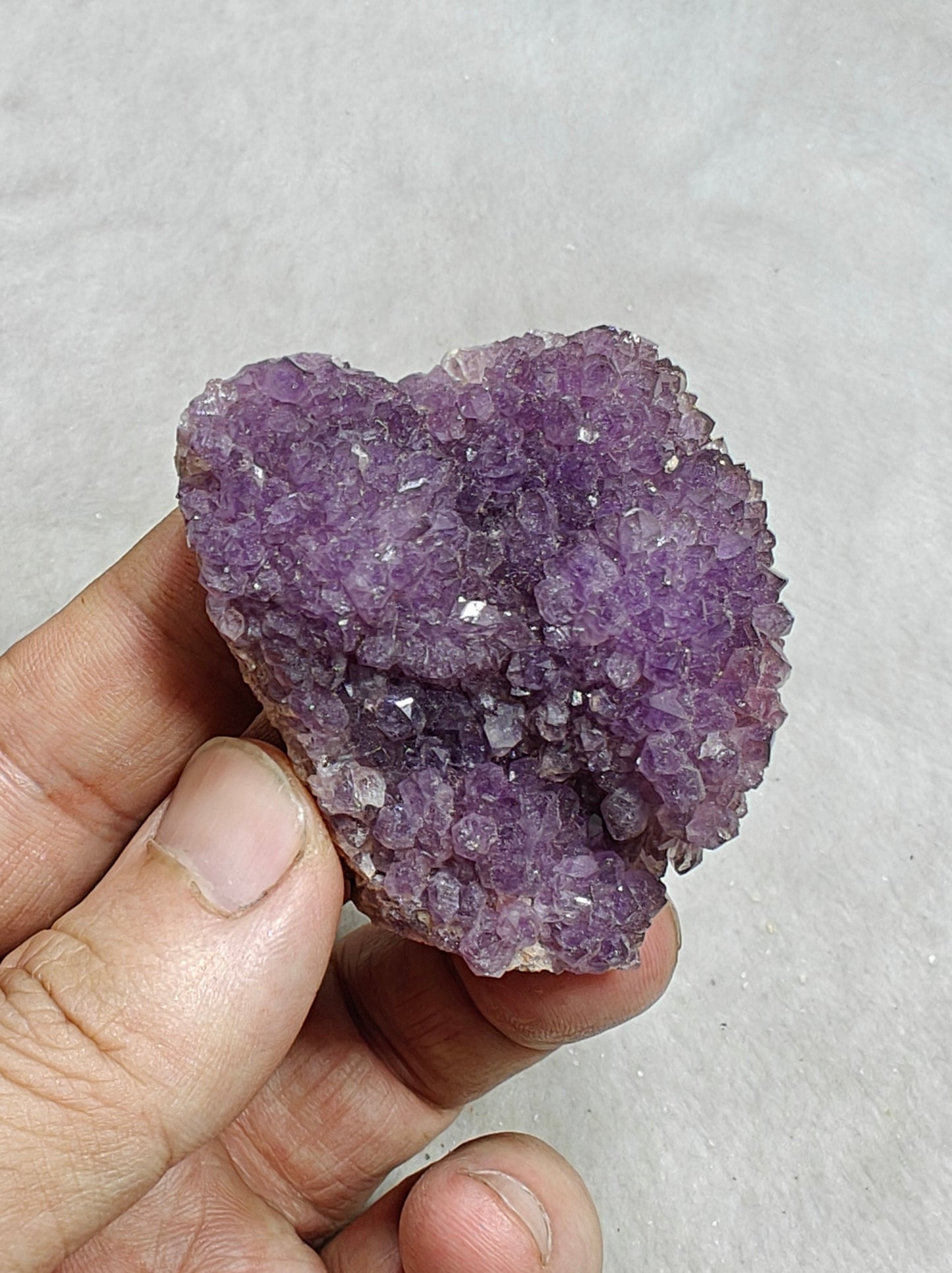 Natural Drusy Amethyst Cluster 65 grams