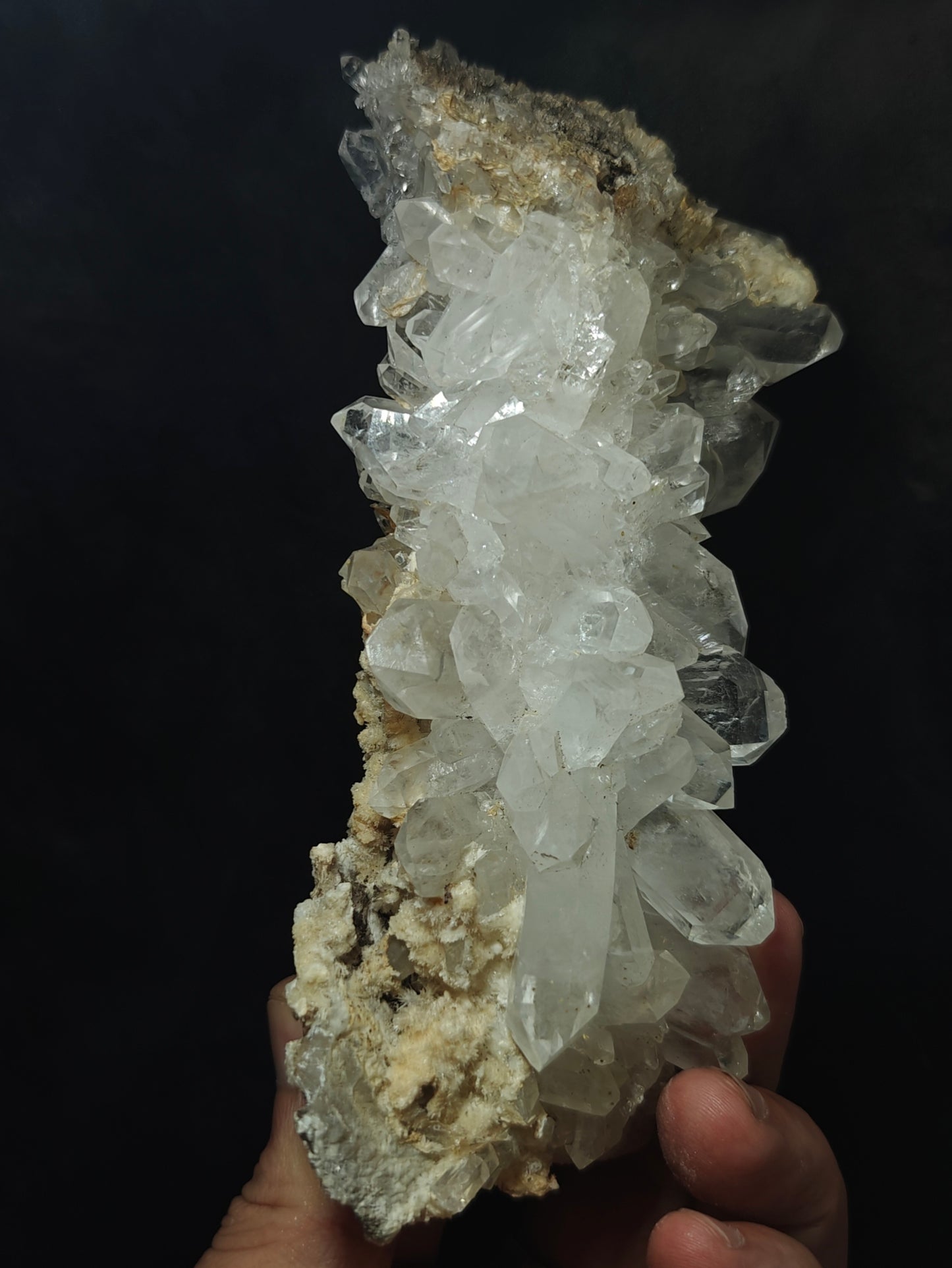 Natural Faden Quartz Cluster 400 grams