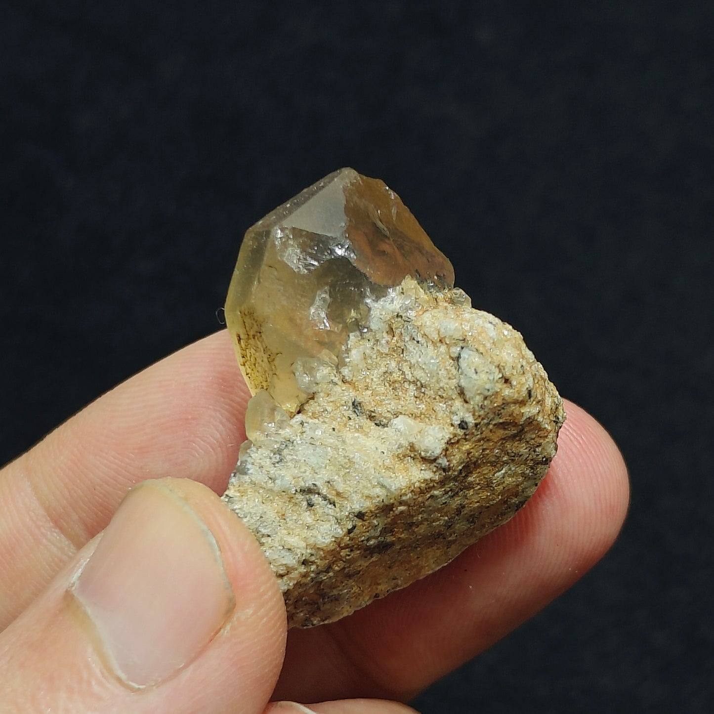 Aegirine included astrophyllite Quartz Crystal 20 grams
