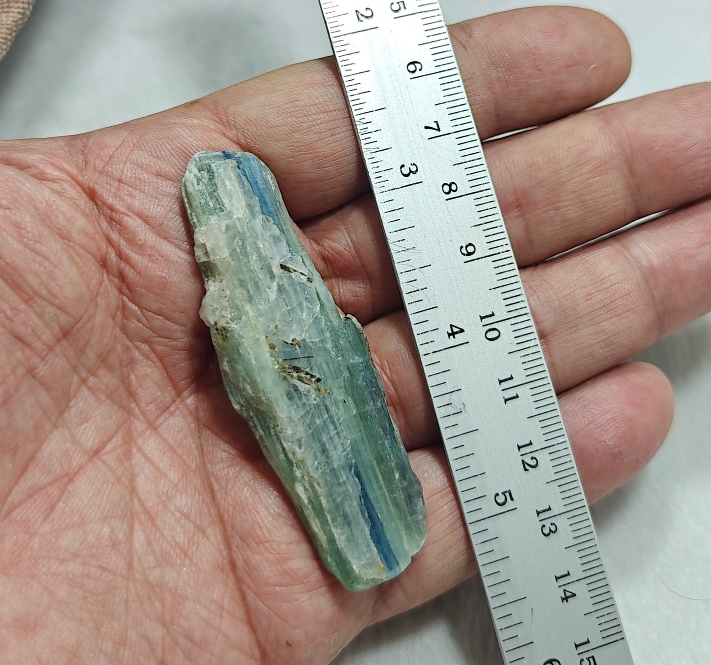 Natural blue kyanite crystal 21 grams