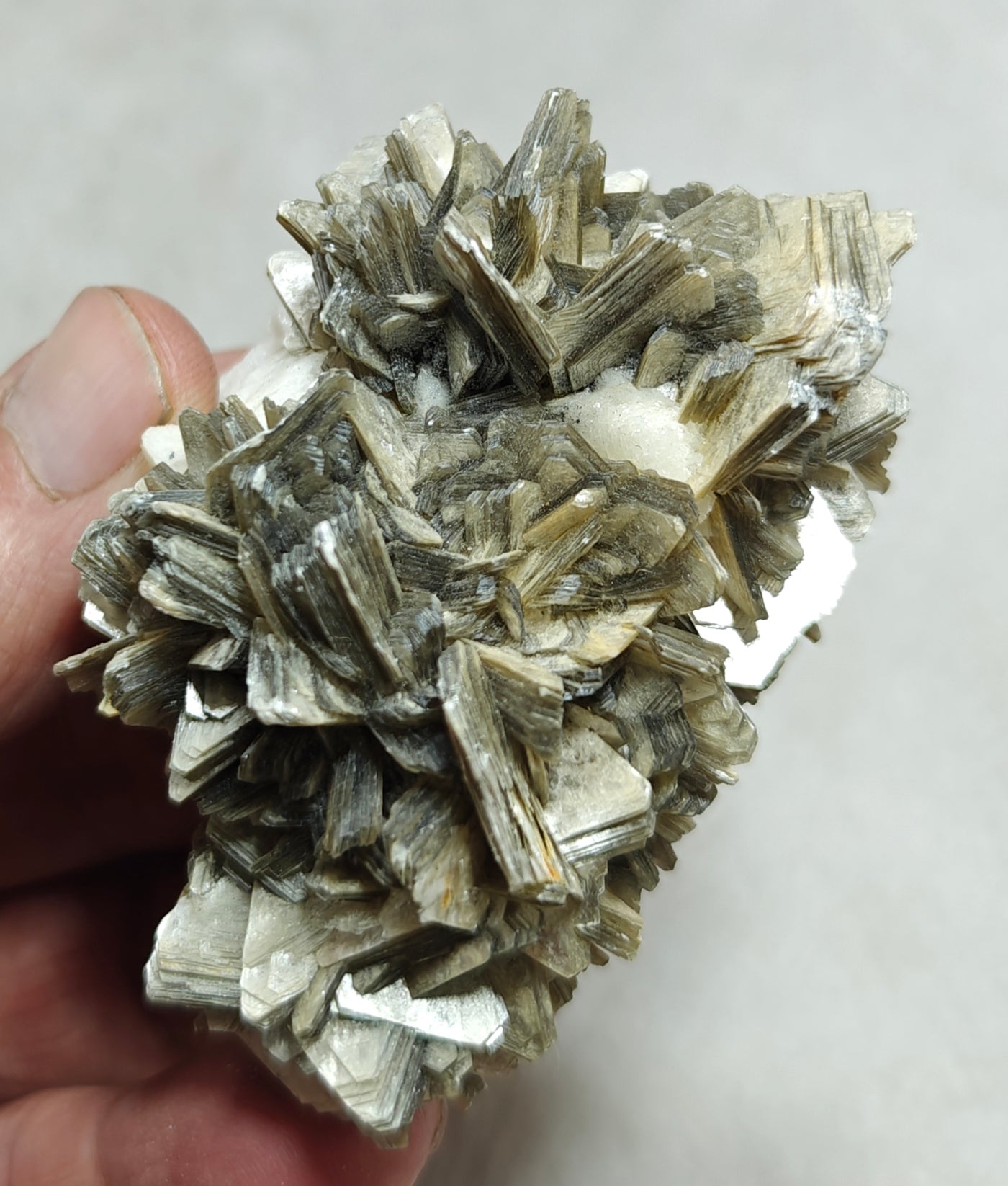 Natural specimen of combination of Albite, Schorl, and Muscovite 137 grams