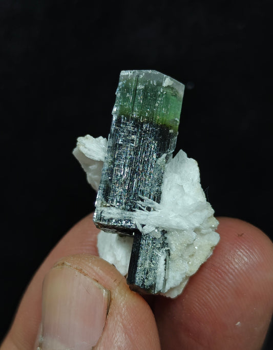Natural multicolor Tourmaline crystal 7 grams