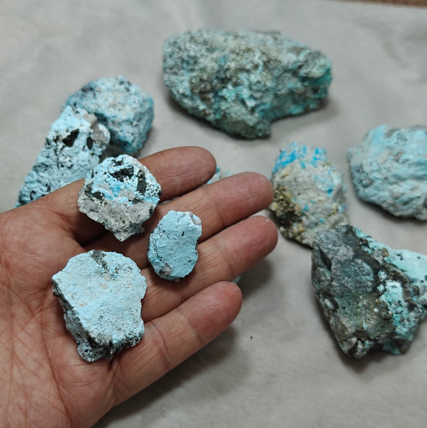 Lot of Natural turquoise 1 kg