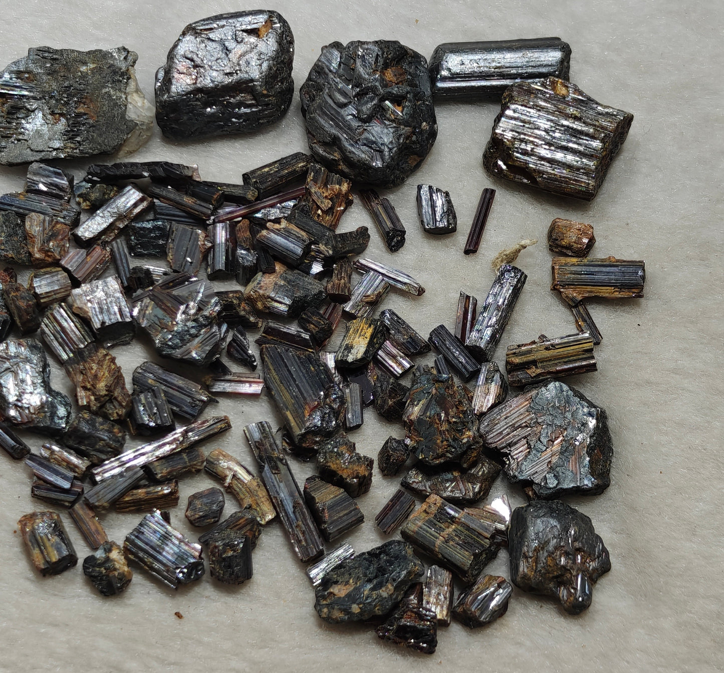 Rare rutiles crystals collection 66 grams