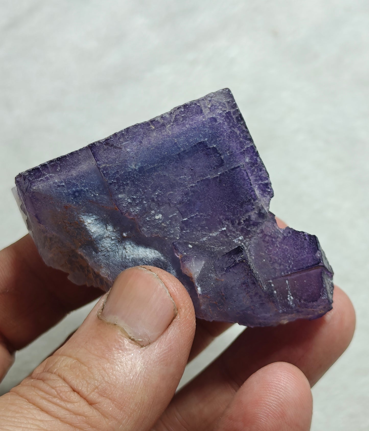 Natural Purple Fluorite Specimen 105 grams