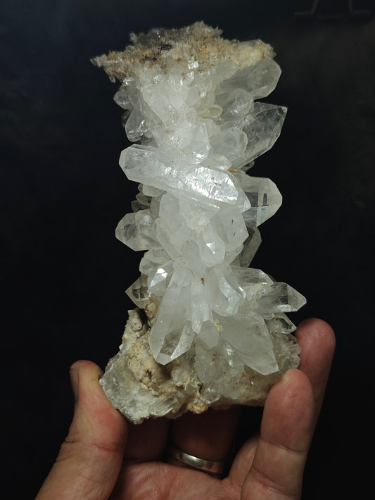 Natural Faden Quartz Cluster 400 grams