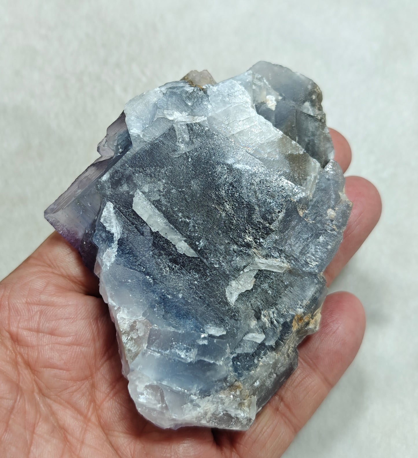 Natural purple Fluorite 321 grams