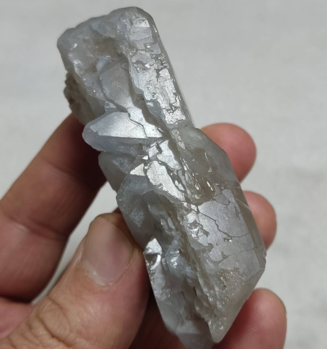 Terminated indicolite tourmaline included Quartz twin Crystal formations 125 grams