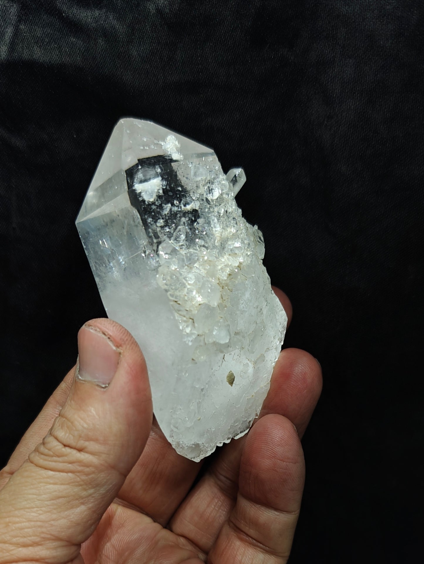 Quartz Crystal with beautiful terminations 154 grams