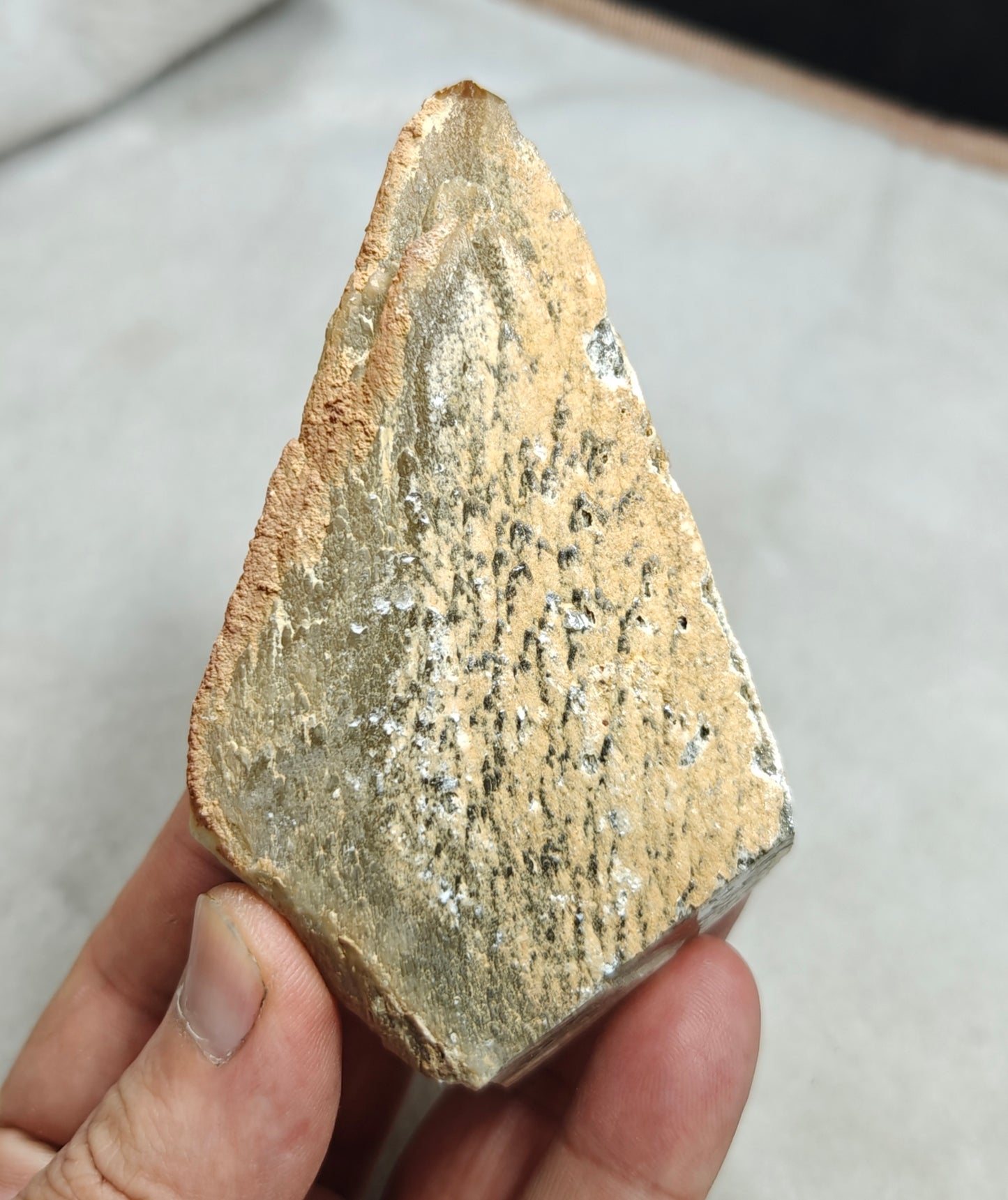 Naturally terminated Dogteeth Calcite Crystal 274 grams