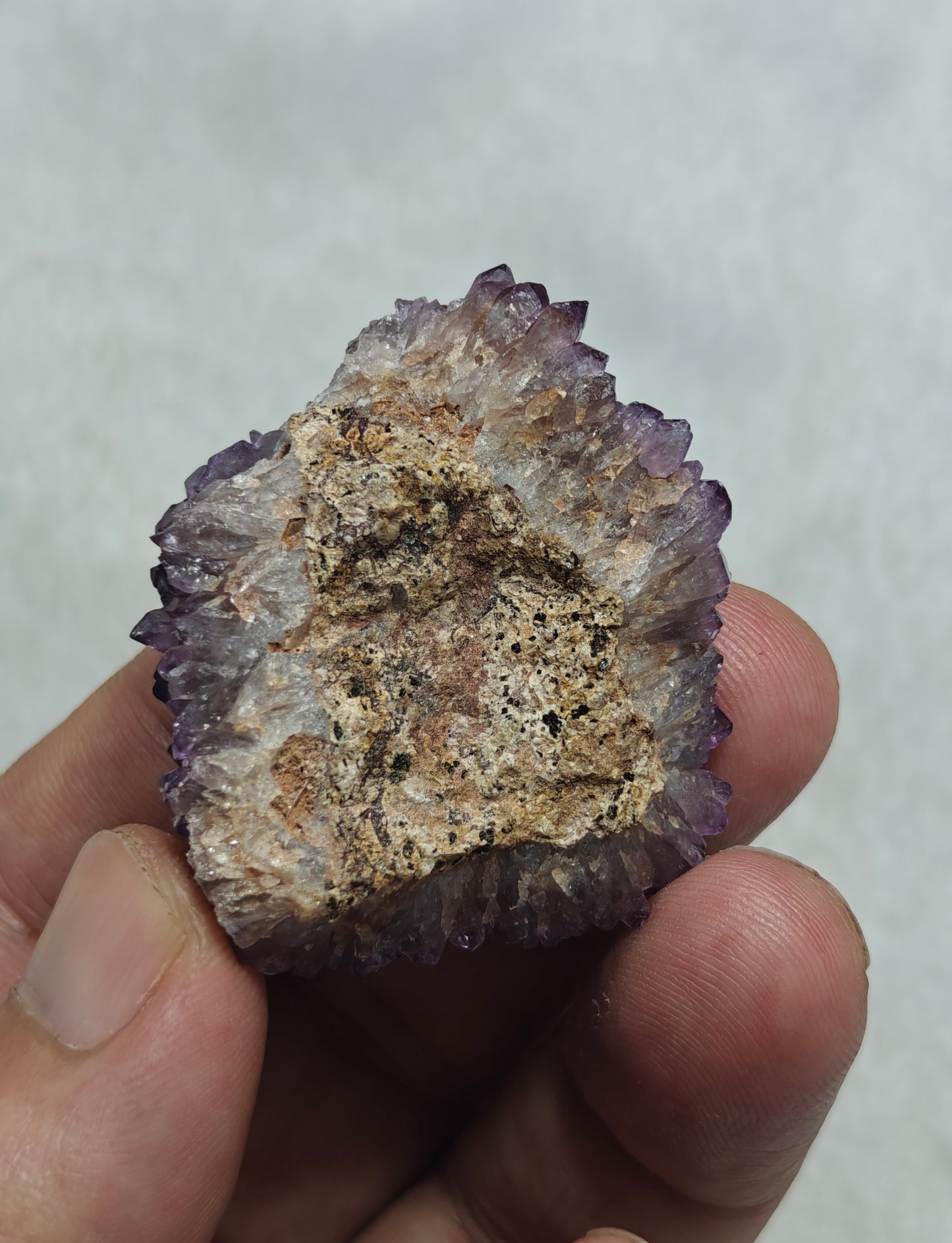 Natural Drusy Amethyst crystals Cluster 40 grams