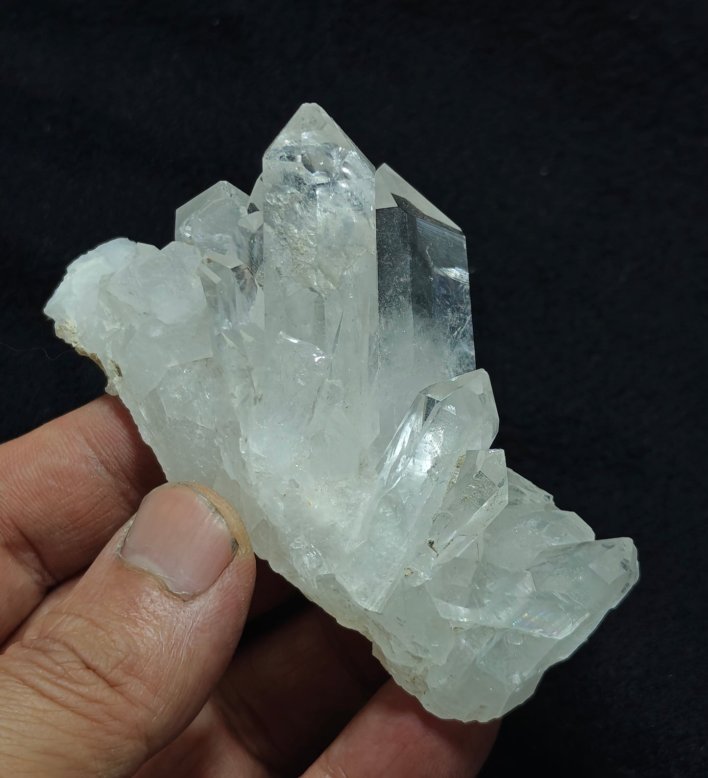 Terminated quartz Crystal 155 grams