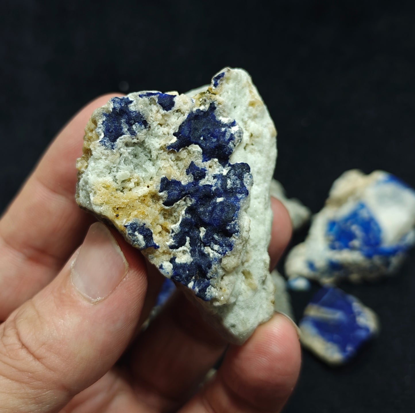 Lazurite sodalite collection 225 grams