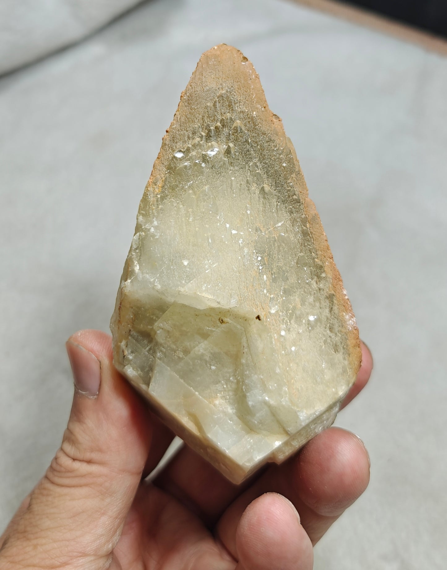 Naturally terminated Dogteeth Calcite Crystal 274 grams