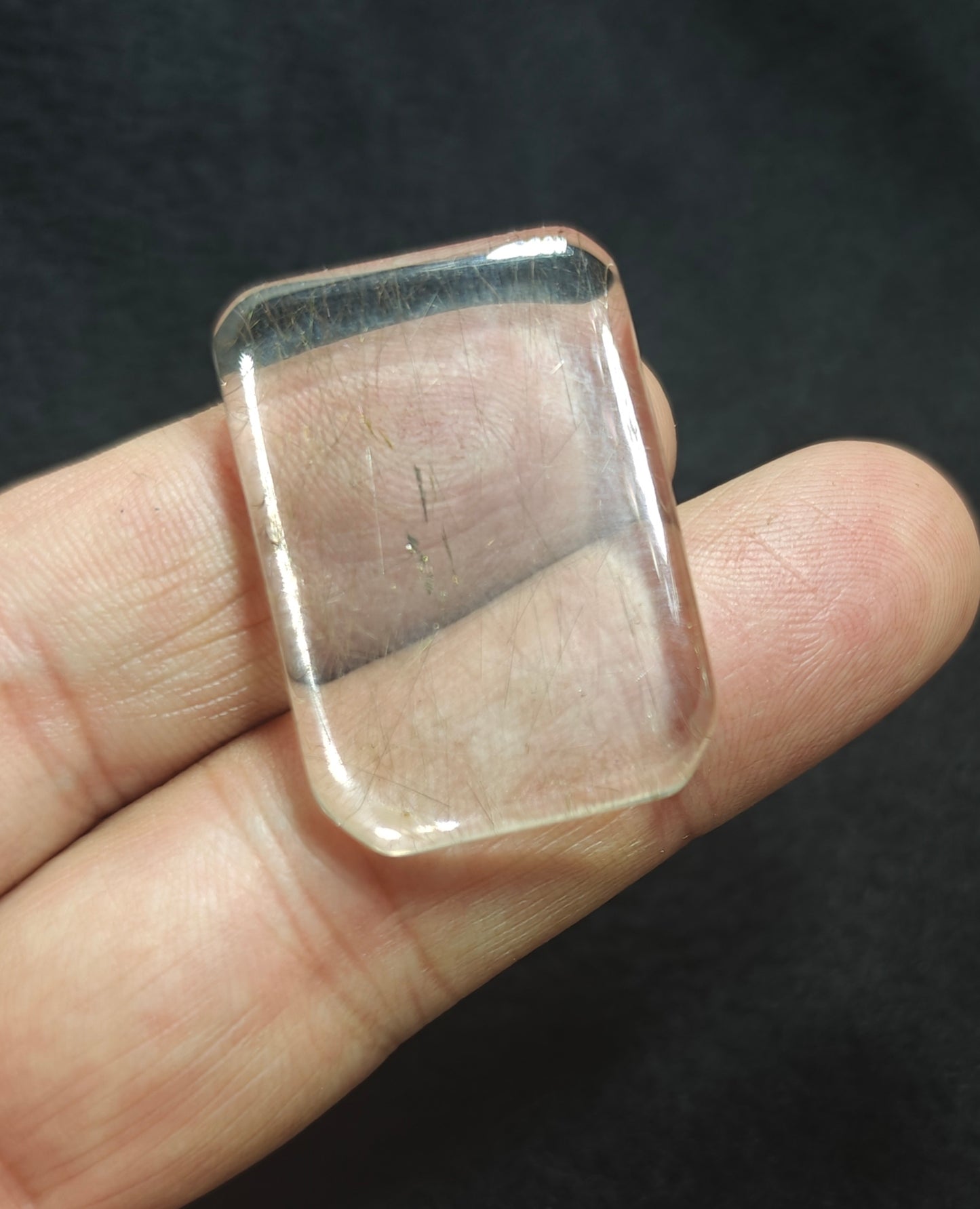 Golden Rutile Included Quartz – Polished Freeform 12.5 grams